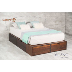 Box Multifunción Milano - Dadone HDH (Respaldo, mesas de luz y colchón no incluidos)