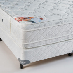 Diamante c/EuroTop Conjunto 0.80m x 1.90m - Deseo Confort