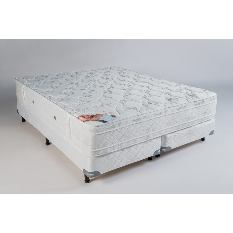 Conjunto Sommier Diamante c/EuroTop 1.80m x 2.00m - Deseo Confort