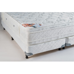 Conjunto Sommier Diamante c/EuroTop 1.80m x 2.00m - Deseo Confort