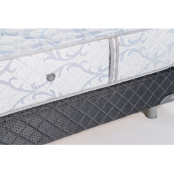 Conjunto de Sommier Onix 1.40m x 1.90m - Deseo Confort