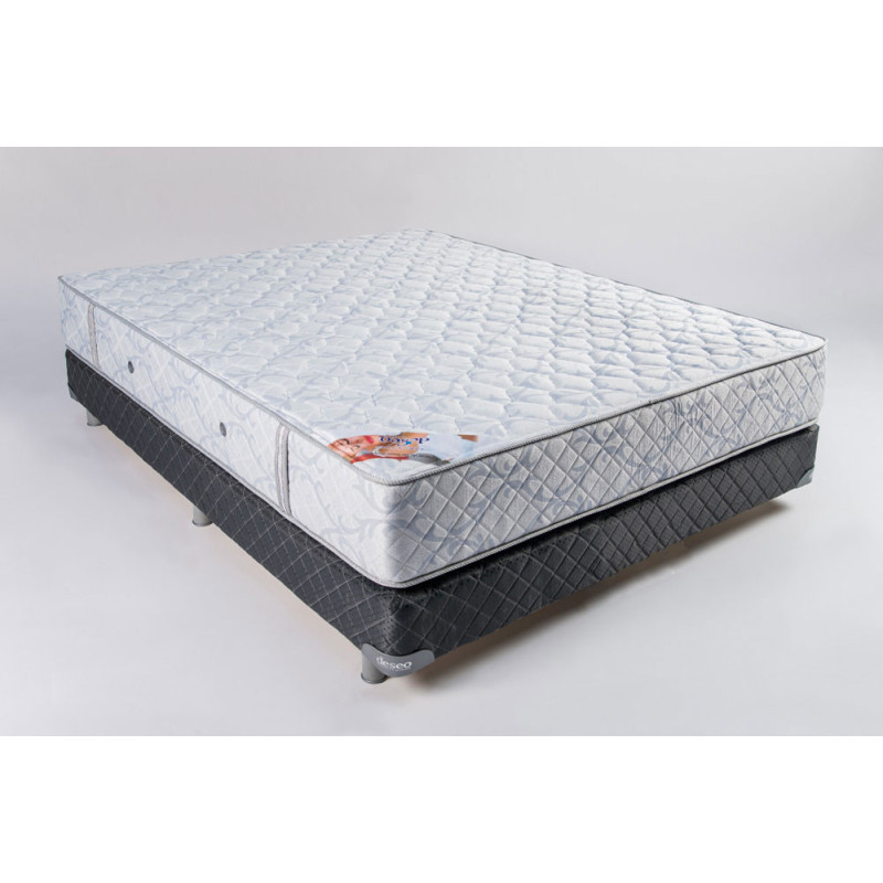 Conjunto de Sommier Onix 1.40m x 1.90m - Deseo Confort