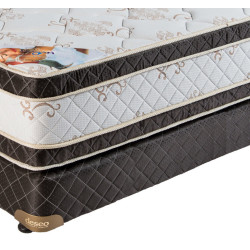 Conjunto Sommier Terra 1.60m x 2.00m - Deseo Confort