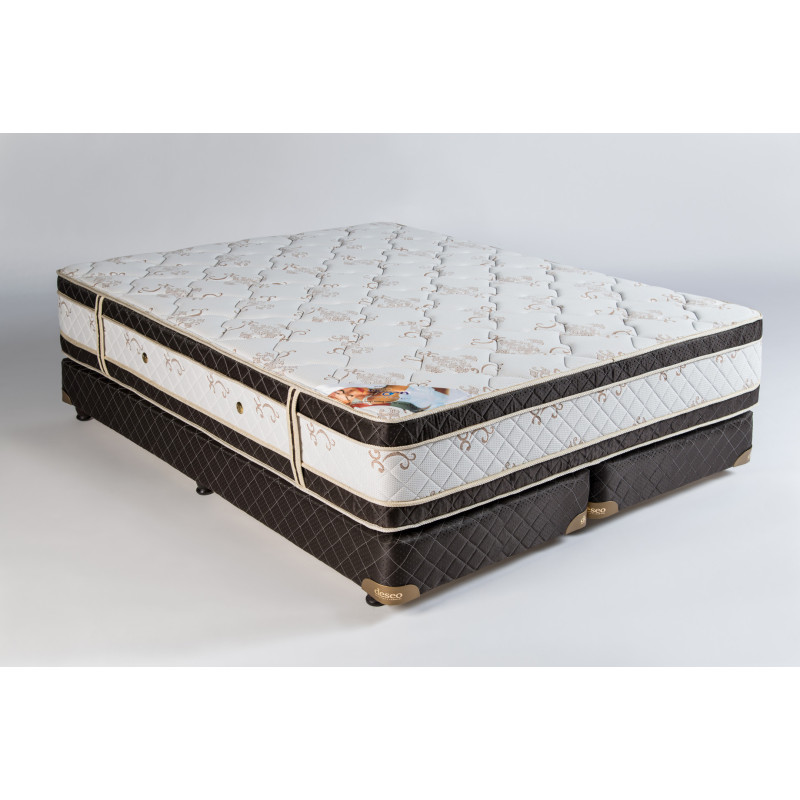 Conjunto Sommier Terra 1.60m x 2.00m - Deseo Confort