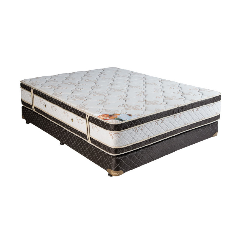 Conjunto Sommier Terra 1.40m x 1.90m - Deseo Confort