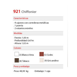 Chiffonier 921 - Platinum