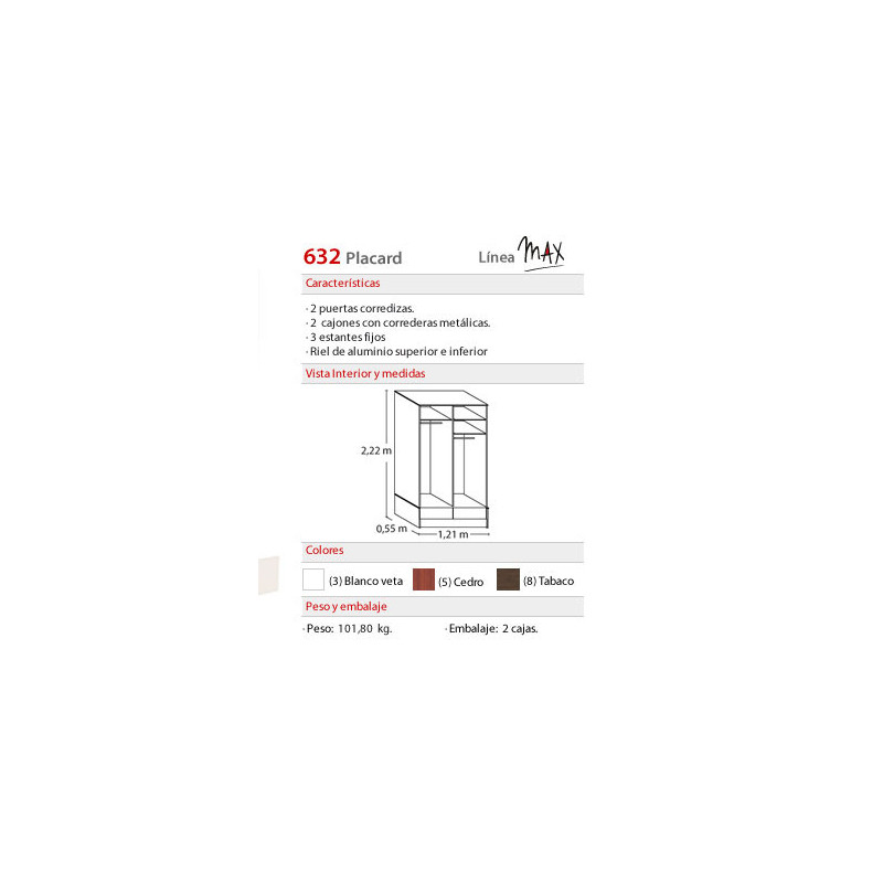 Placard 632 MAX - Platinum