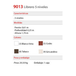 Librero ECO - Platinum