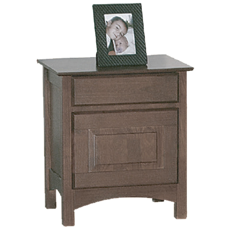 Mesa de Luz Quality con Puerta y Cajón - Cravero