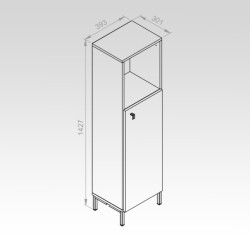 Modulo de 1 Cuerpo Oslo - Dielfe
