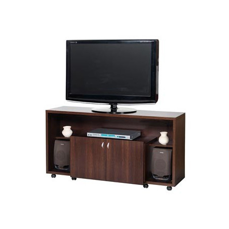 Mesa TV Rack 2604 - Platinum Madera Melamina Color Tabaco