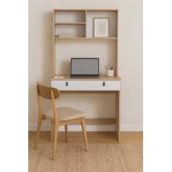 ESCRITORIO 0,90 CON ALZADA...