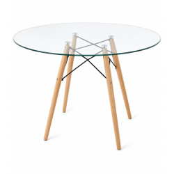 Mesa Redonda Eames Glass