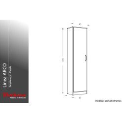 Despensero Arco 1 Puerta - Ricchezze