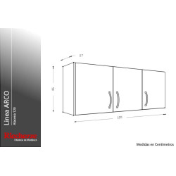 Alacena Arco 1.20 mts. - Ricchezze