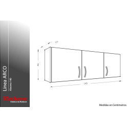 Alacena Arco 1.40 mts. - Ricchezze