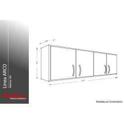 Alacena Arco 1.60 mts. - Ricchezze