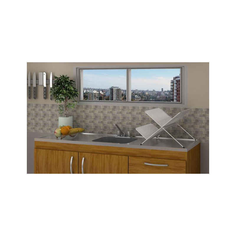 Mesada Arco 1.40 mts. Acero Inox. - Ricchezze