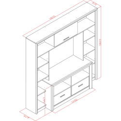 Centro de Entretenimiento R-20412 - Reproex
