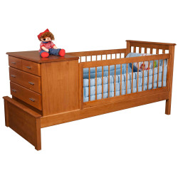 Cama Cuna c/Cómoda Funcional JAVA - Dadone HDH